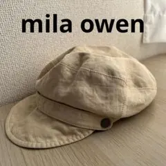 mila owen ベージュ キャスケット ワンサイズ