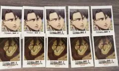 進撃の巨人　チェキ風カード　10点セット