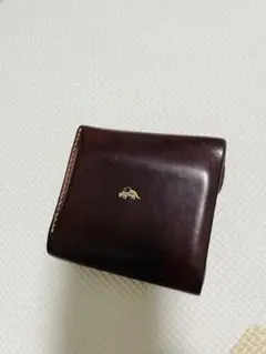 jacou JW001レザー三つ折り財布 ブラウン