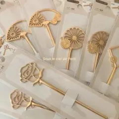 モーニングセール★新品未開封★かんざしまとめ売り★レジン★ハンドメイドパーツ