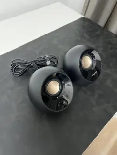 Creative Pebble ブラック 音声入力3.5mm電源USB給電