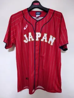 侍ジャパン サムライジャパン ユニフォーム Lサイズ 半袖 ウェア シャツ 赤