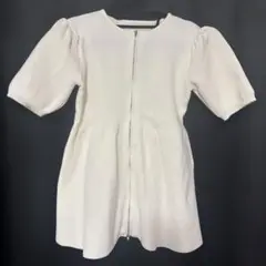 美品 GORGE ゴージ ホワイトパフスリーブトップス