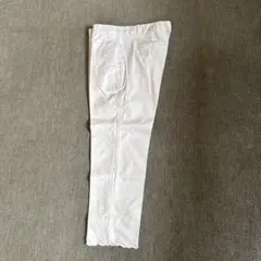 バナナリパブリックの白のクロプトパンツ
