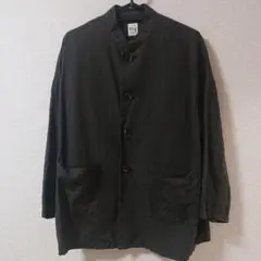 fig London ヘンプコットンジャケット ブラウン