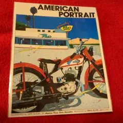 鈴木英人ステッカー／AMERICAN PORTRAIT　昭和レトロ