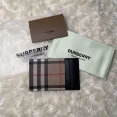 BURBERRYバーバリー　カードケース　新品未使用　保存袋付き
