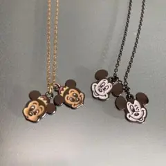 ミッキーマウス ネックレス 2本セット