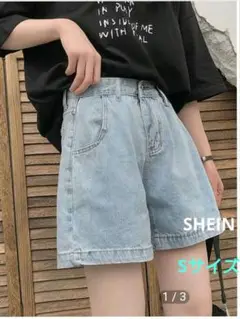 新品 SHEIN  デニム ショートパンツ