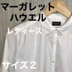 マーガレットハウエル ブラウンホワイト