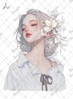 ℳ.オリジナル 人物ステッカー 7月新作 3-157