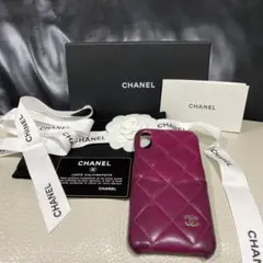 CHANEL シャネル iPhone X XS スマホ ケース ココマーク