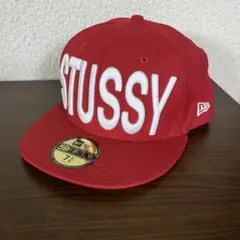 NEWERA✕STUSSY希少完売特大ロゴキャップ5/8木村拓哉着用モデル NEWERA✕STUSSY希少完売特大ロゴキャップ5/8木村拓哉着用モデル