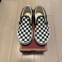 VANS チェッカー柄 クラシックスリッポン