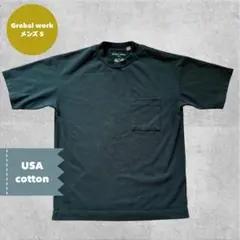 美品 Global work USAコットンTシャツ S グローバルワーク