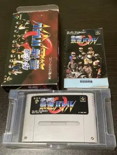 SFC 峠伝説 最速バトル 箱説明書付