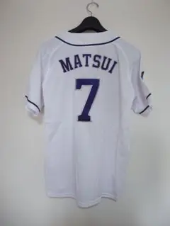 タグ付き 埼玉西武ライオンズ 松井稼頭央 ホーム ユニフォーム L ホワイト 白
