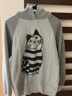 リサラーソン　パーカー　猫　Lサイズ