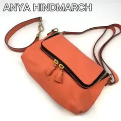 美品✨ANYA HYND MARCH マキシジップ ショルダーバッグ 2way
