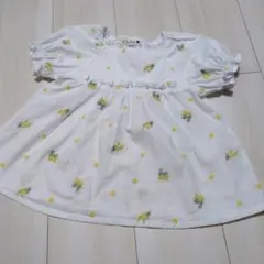 ブランシェス　お揃い　ミモザ柄　チュニック　110サイズ