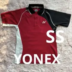 【即配送可能】YONEX ポロシャツ レッド ブラック　テニス　バトミントンSS