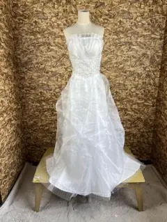 【中古】ウェディングドレス 結婚式 パーティードレス W31*C68