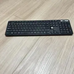 ワイヤレス テンキー付きキーボード 黒