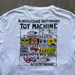 TOY MACHINE グラフィックTシャツ ホワイト