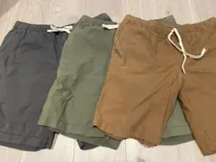 無印良品ショートパンツ3色セット