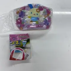 ガチャガチャ　サンリオ　ウサハナ　プールバック風ミニポーチ2