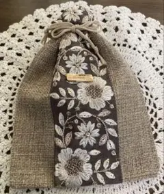 インド刺繍巾着袋
