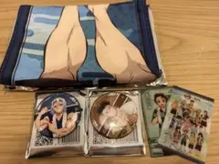 鬼滅の刃　極楽湯　宇髄天元　缶バッジ　マフラータオル　その他