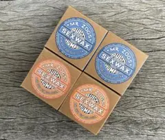 新品、SEX WAX 4個セット サーフィン ワックス ブルー/オレンジラベル