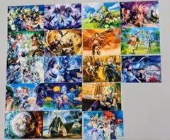 全18種 原神 ファミマプリント ブロマイド L判 コンプリート セット コンプ