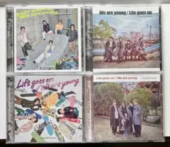 【未再生】４形態全特典付き「Life goes on/We are young」