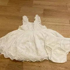 baby GAP ホワイトワンピース 6-12ヶ月