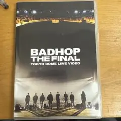 BAD HOP THE FINAL TOKYO DOME LIVE DVD
