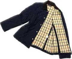 美品‼︎ ブルックスブラザーズ キルティングジャケット ネイビー 裏チェック 4