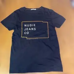 NUDIE JEANS CO ブラック Tシャツ S