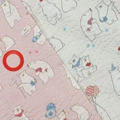 〇COSMO TEXTILE〇baby pink〇シロクマ〇リップル〇廃盤〇希少