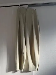 MARW UNITED ARROWS コクーンタックパンツ ベージュ アイボリー