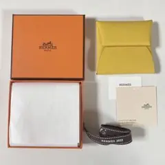 HERMES◆バスティア コインケース◆ジョーヌナプル◆U刻印◆新品◆箱付き