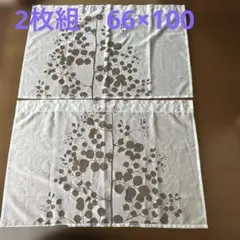 2枚組 カフェカーテン　66×100