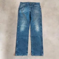 Wrangler ラングラー W35 ブルーデニム 古着 90s 青 14055