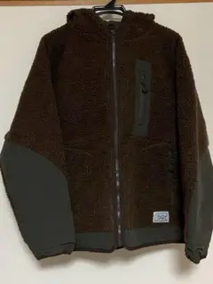 ベイフロー　ボアフードブルゾン　 メンズ　ブラウン