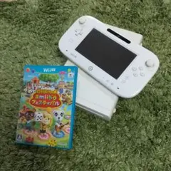 WiiU 32GB 本体 白 ホワイト どうぶつの森 セット