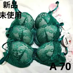✨新品アウトレット✨エレガンテ 脇高ブラ A70 ティール 3枚セット
