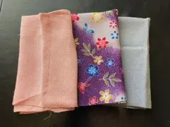 ちりめん生地3点セット