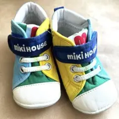 mikiHOUSE カラフル ベビーシューズ　12.5㎝　ホームクリーニング済み