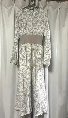 大きいサイズ LL (après jour)花柄ロングワンピース